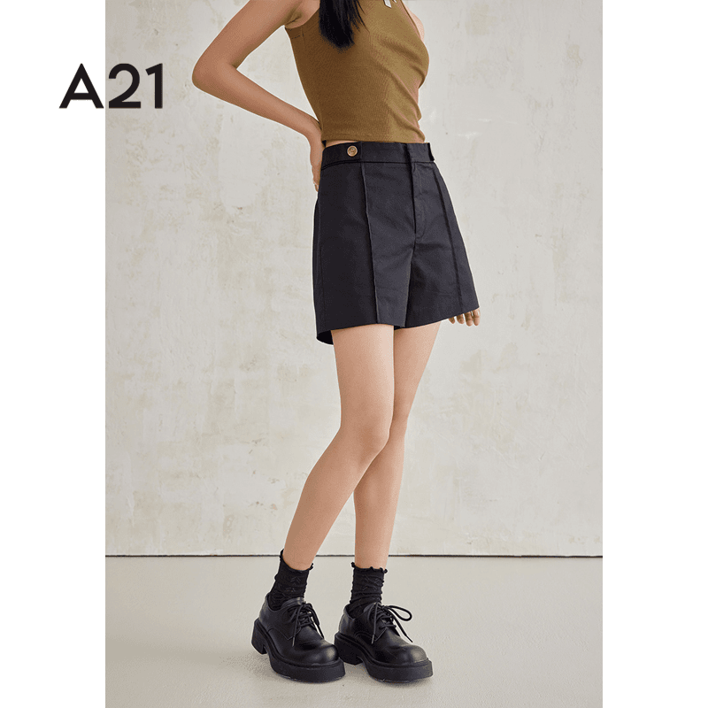 A21A21时尚显瘦夏季牛仔百搭女士短裤F442216019