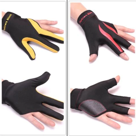 台球三指手套 台球专用豪华手套  职业级台球手套 台球配件