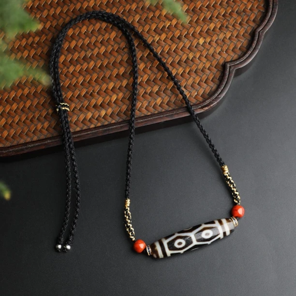 莹娘子｜手工设计款 聚缘 龙六眼项链