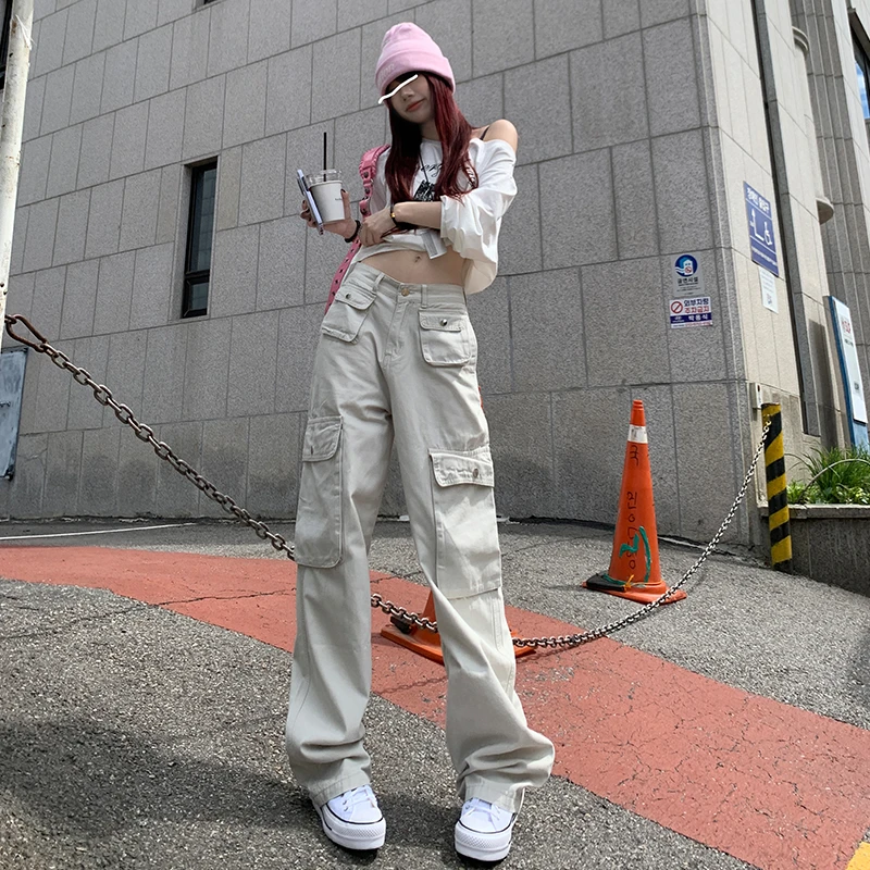 EOUL】日常随手拍｜酷飒女孩｜口袋经典 秋冬工装 沙色 常规&加长