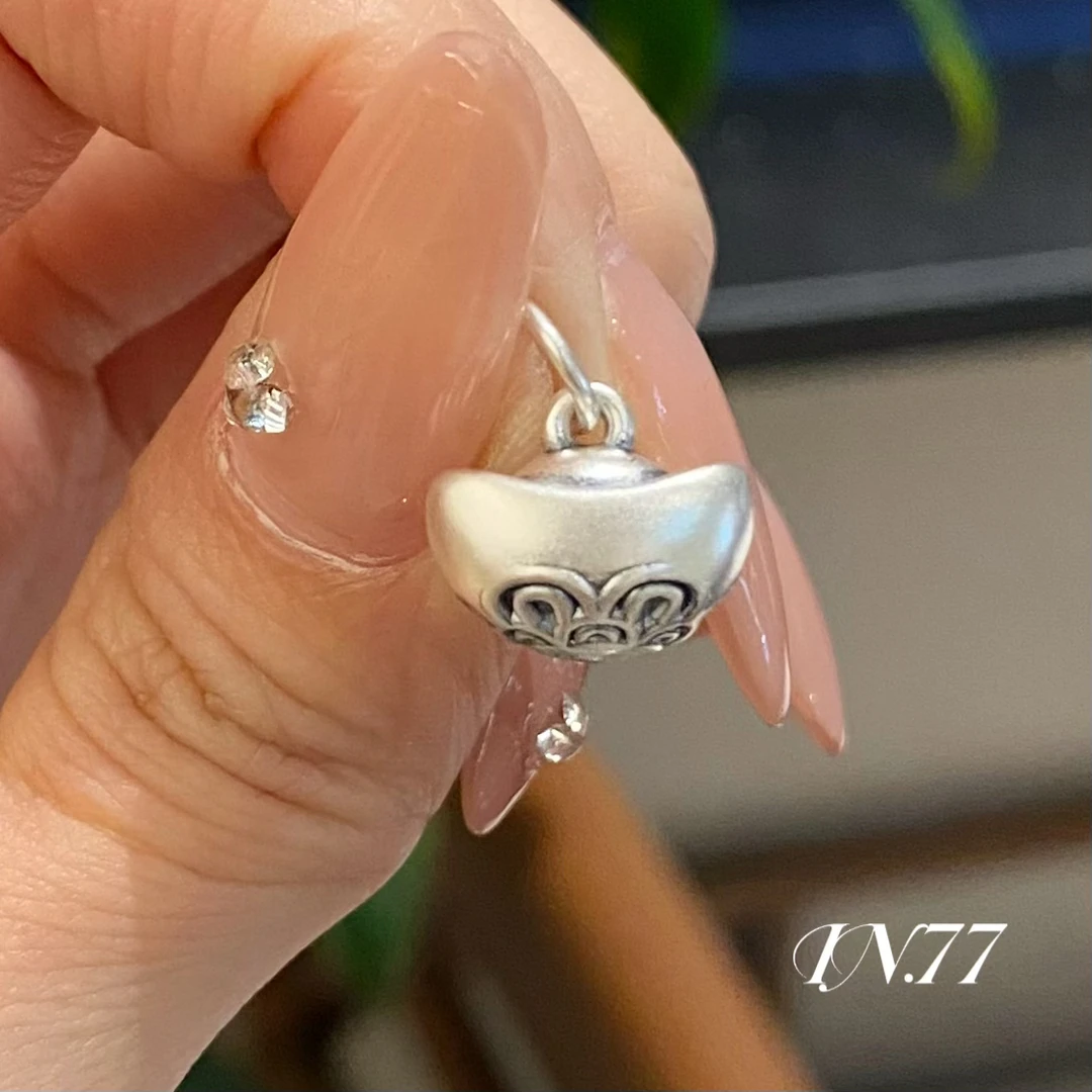 吊坠足银 IN.77原创元宝012吊坠小众百搭