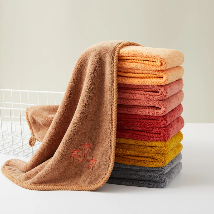 居家洗浴浴巾毛巾干发帽三件套柔软速干洗澡吸水成人