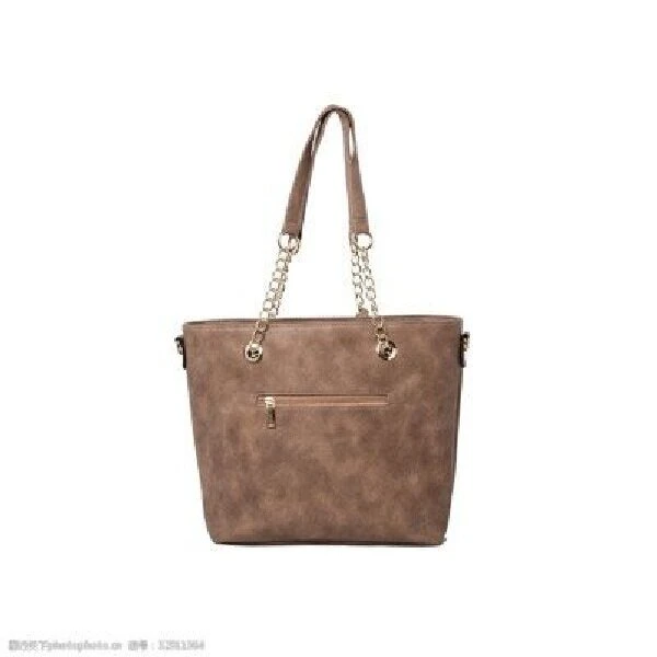 04女士手提包单肩包斜跨包女包轻奢时尚休闲百搭复古棕色简约灰色