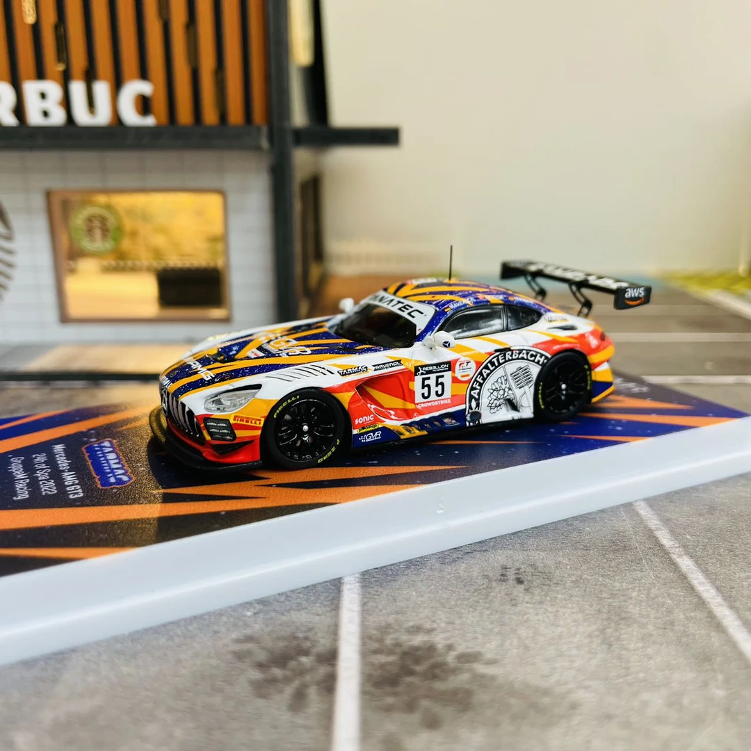 TW 1:64 奔驰AMG GT3 55号涂装 合金汽车模型