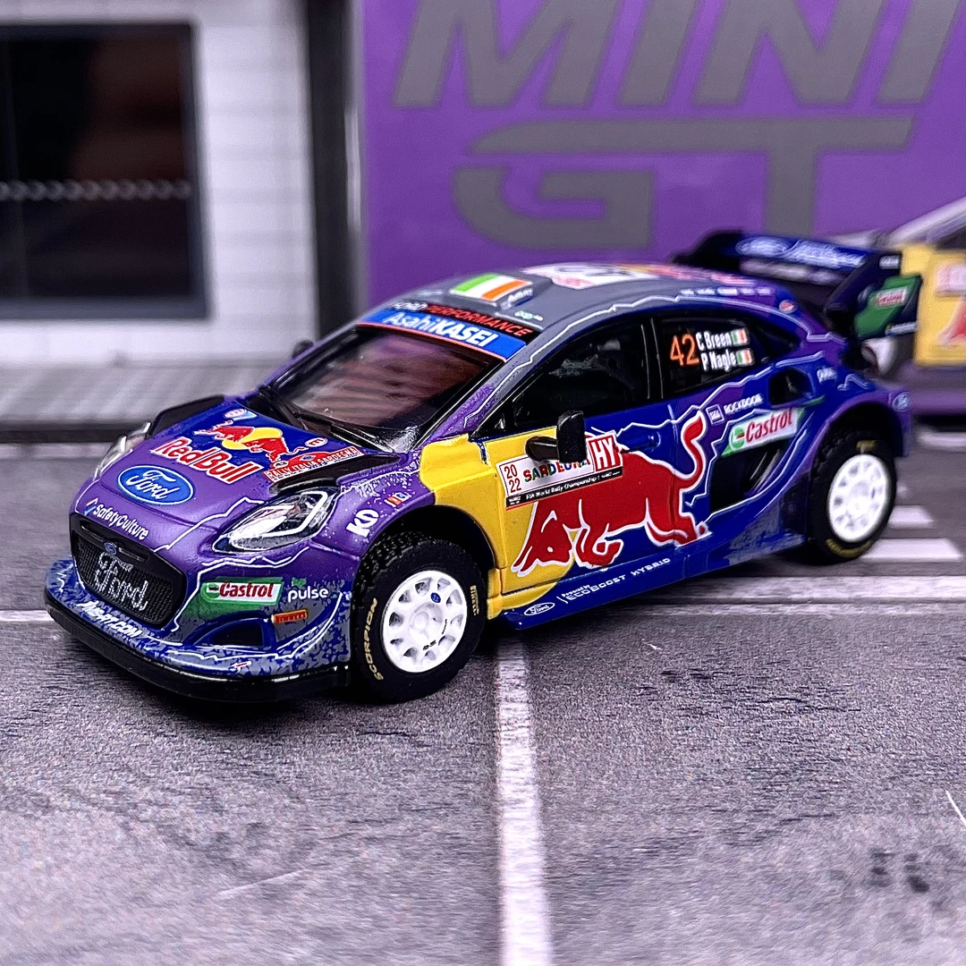 MINIGT 1:64 福特WRT 627号 牛牛拉力 合金汽车模型
