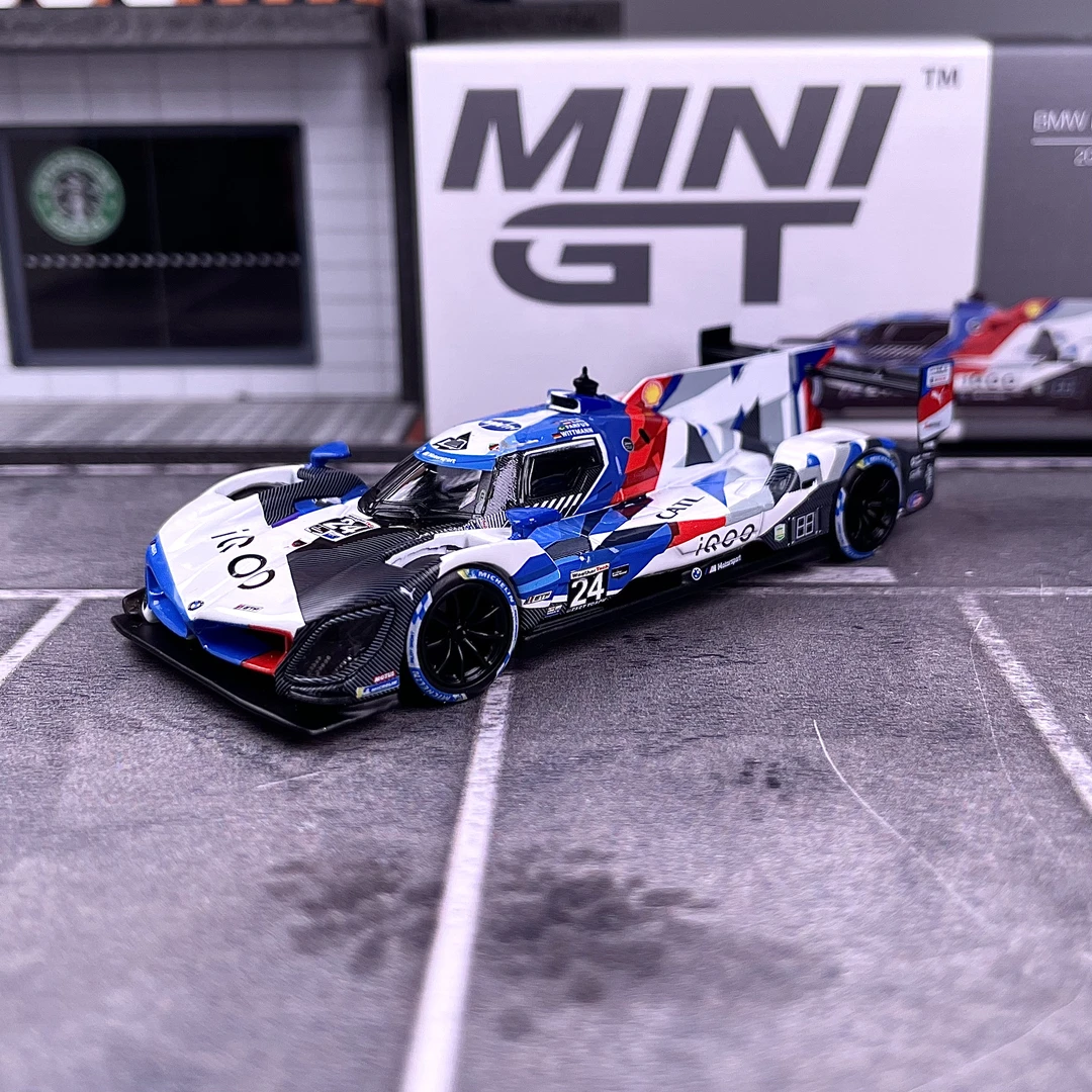 MINIGT 1:64 宝马 勒芒 670号 合金汽车模型
