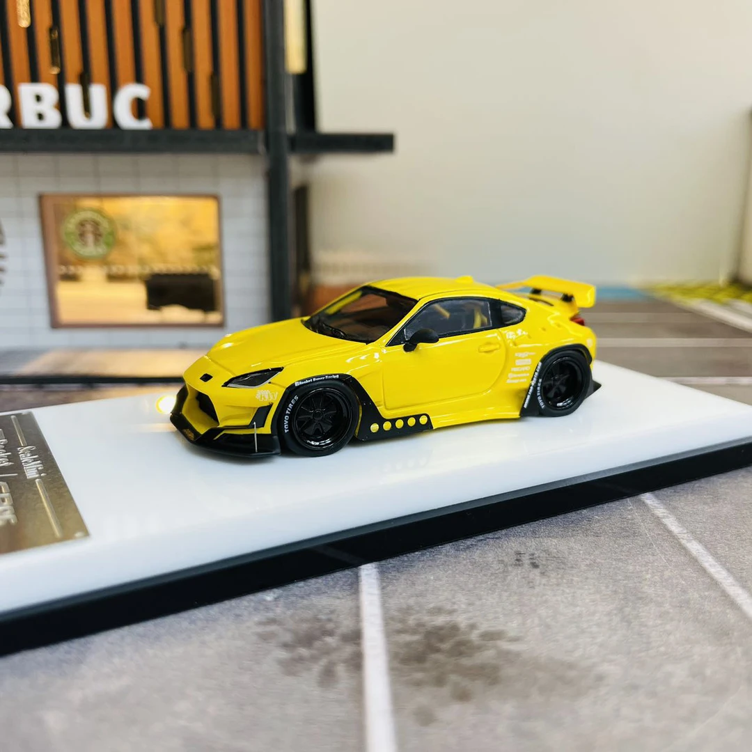 Scale Mini 1:64 丰田GR86 黄色 树脂汽车模型