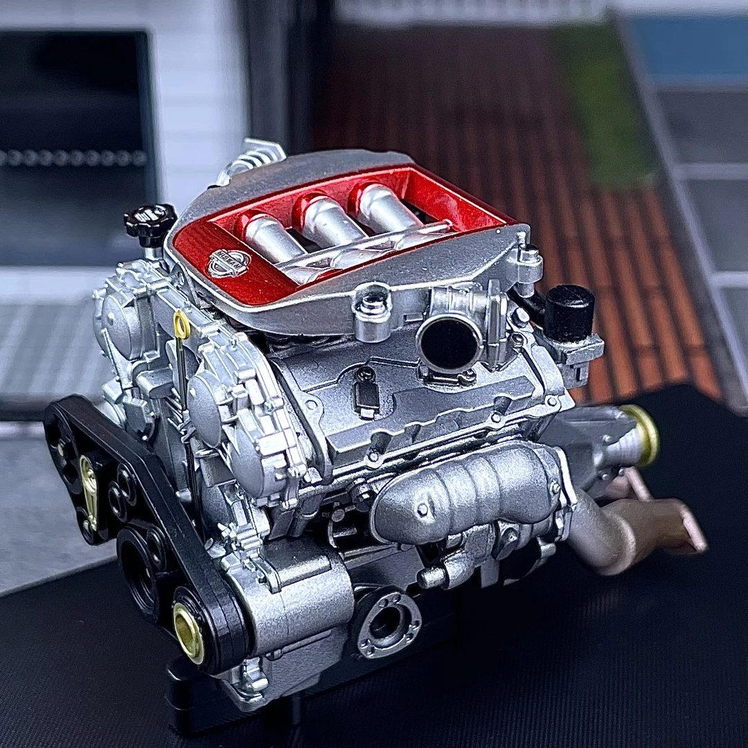 MH 1:18 尼桑R35 汽车发动机 树脂汽车模型