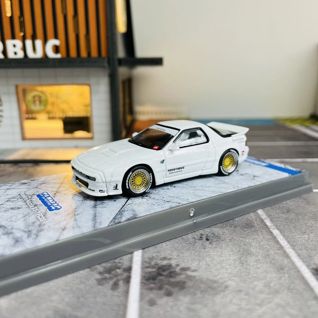 TW 1:64 马自达RX7 白色 合金汽车模型