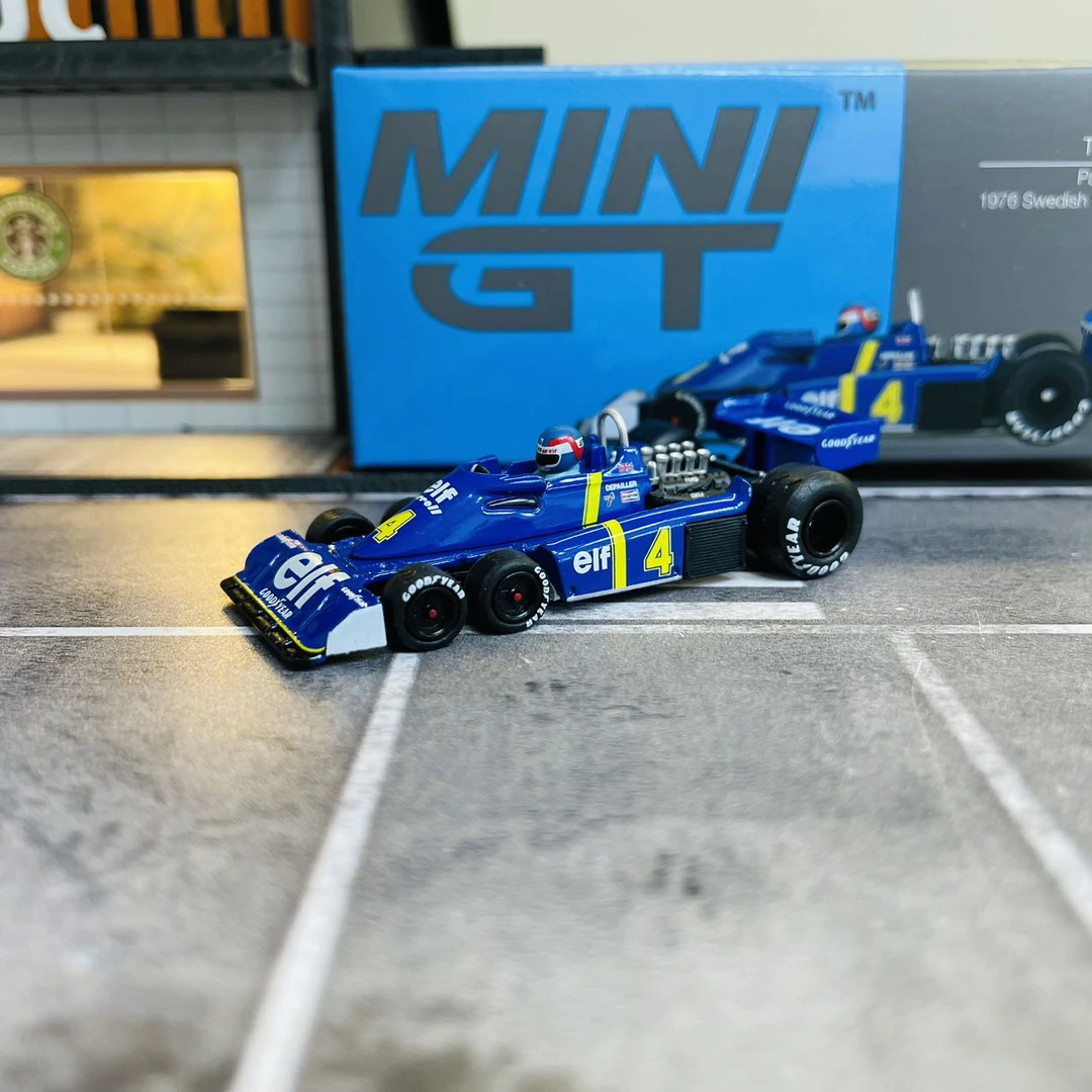MINIGT 1:64 F1 泰瑞尔 584号 4号车 合金汽车模型