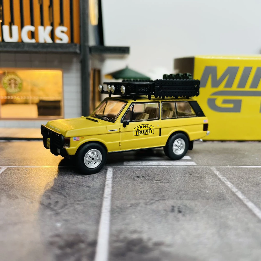 MINIGT 1:64 路虎1982 509号骆驼杯合金汽车模型