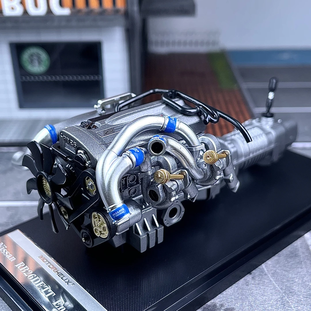 MH 1:18 尼桑R34 汽车发动机 树脂汽车模型