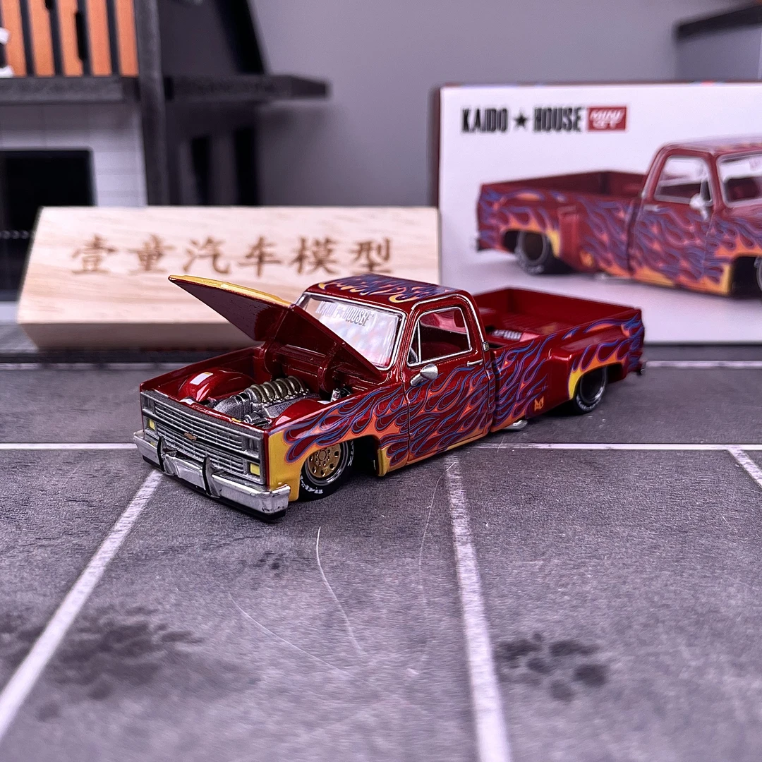 【壹童现货】MINIGT KAIDO HOUSE 1:64雪佛兰皮卡127号合金汽车模型