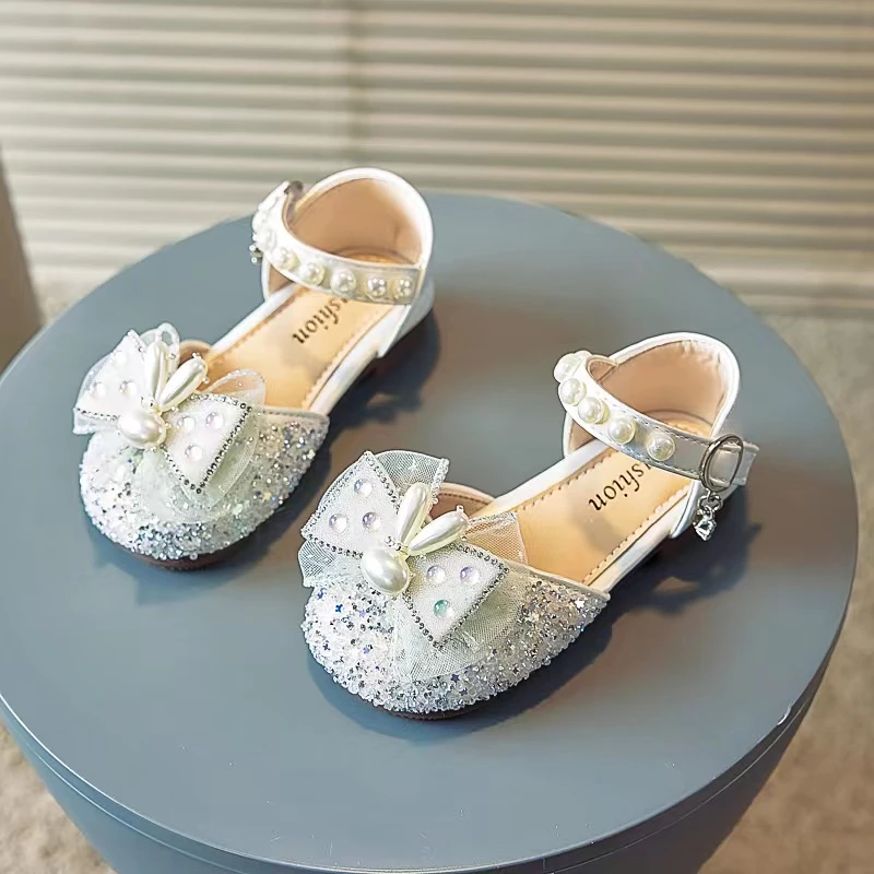 夏季新款女童凉鞋软底防滑女宝包头仙女风公主鞋适合中小大童女孩