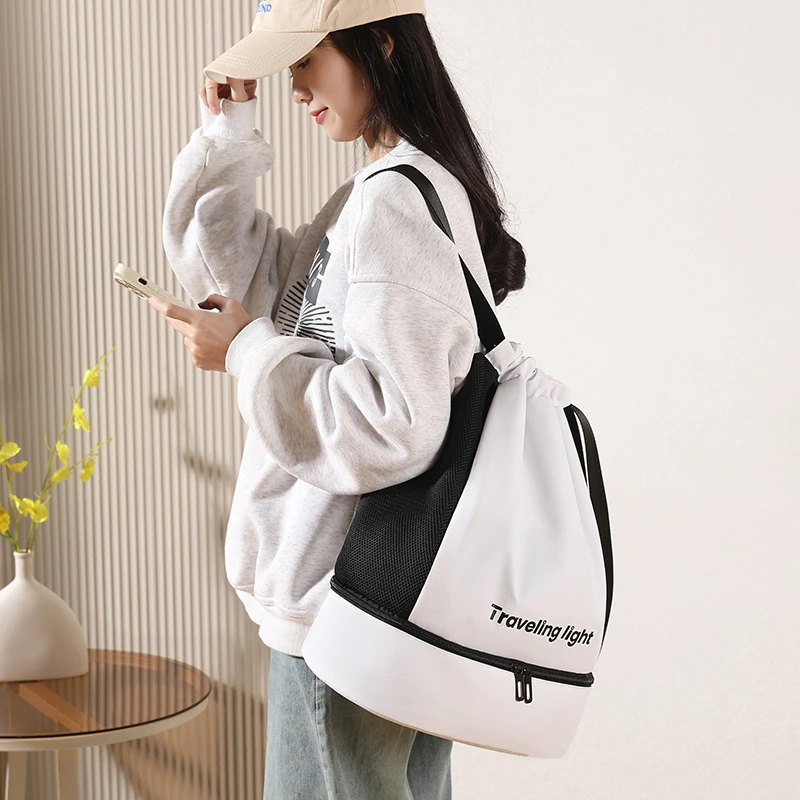 游泳专用包新款干湿分离旅行背包便携防水衣物鞋子分格健身运动包