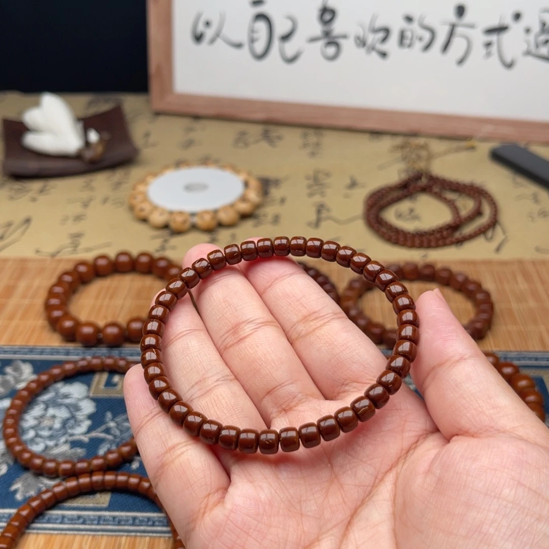 紫金鼠手串老**刀纯肉小老型6