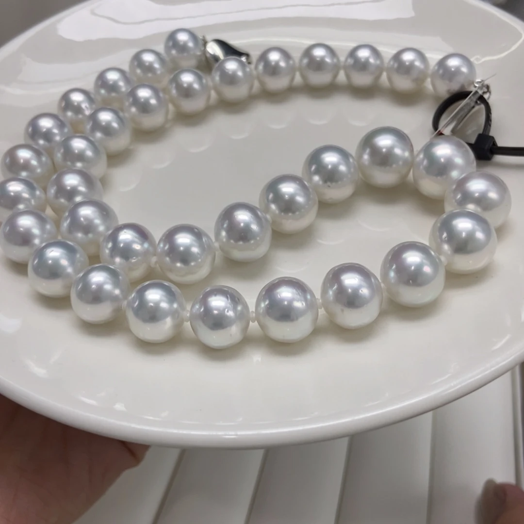 海水珍珠颈饰银S925镶嵌