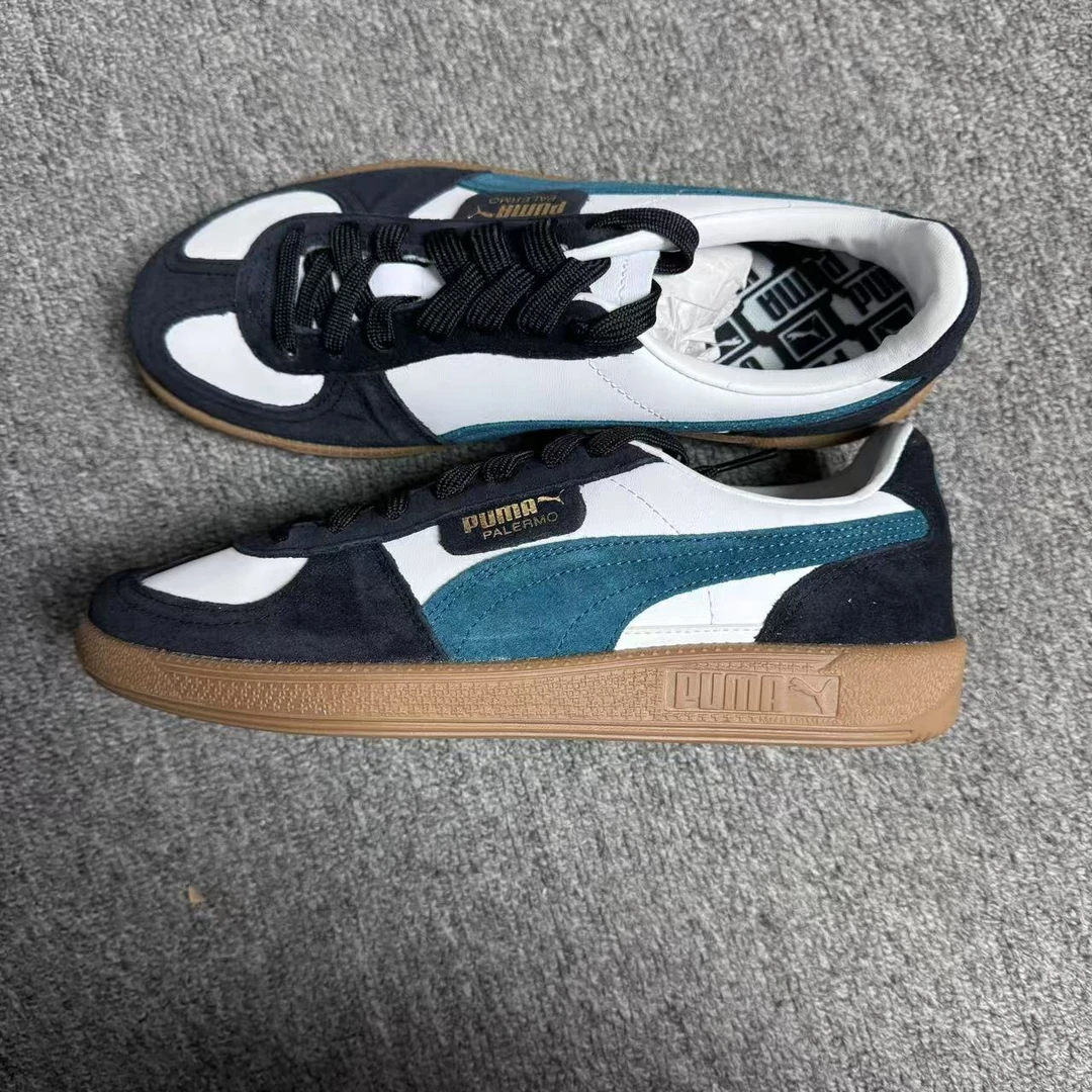 PUMA 彪马 Palermo 低帮 德训 板鞋 熊猫色 黑白 男女同款 配盒