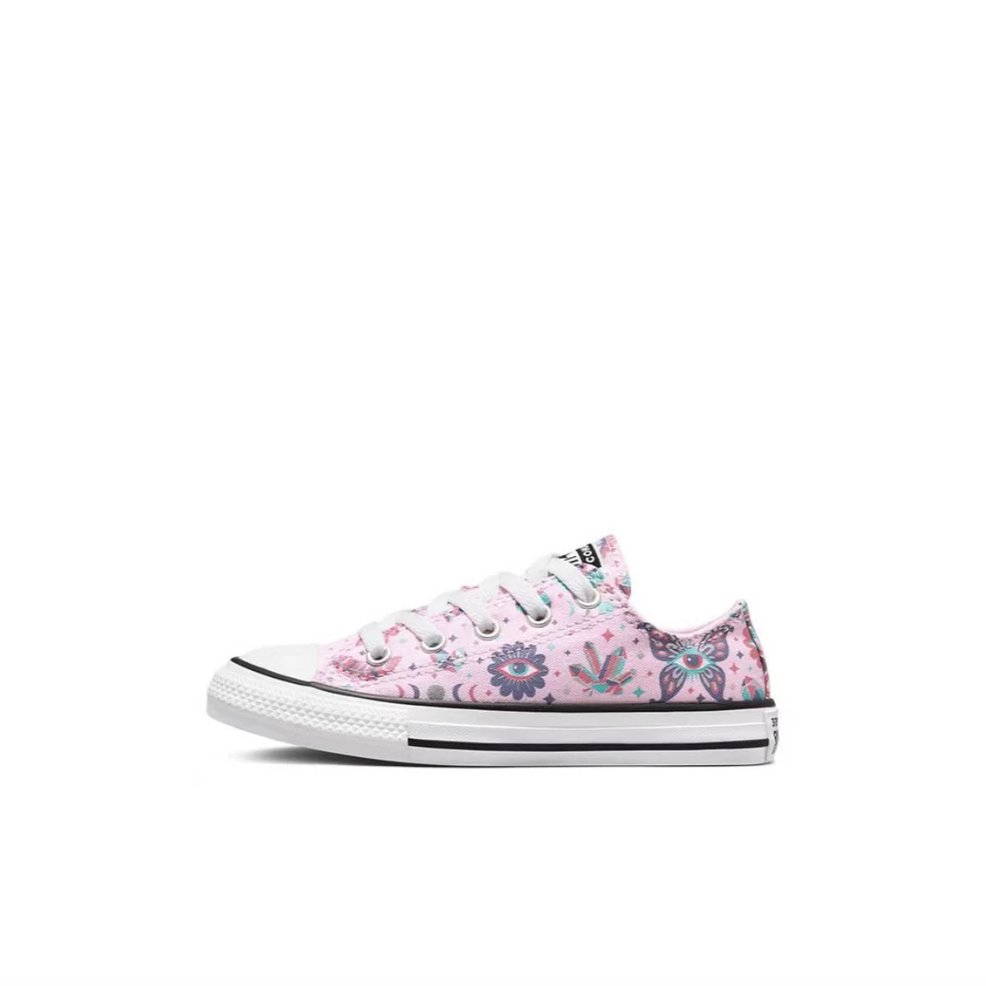 中童 匡威 Converse All Star 舒适 低帮 儿童 帆布鞋  原盒粉色