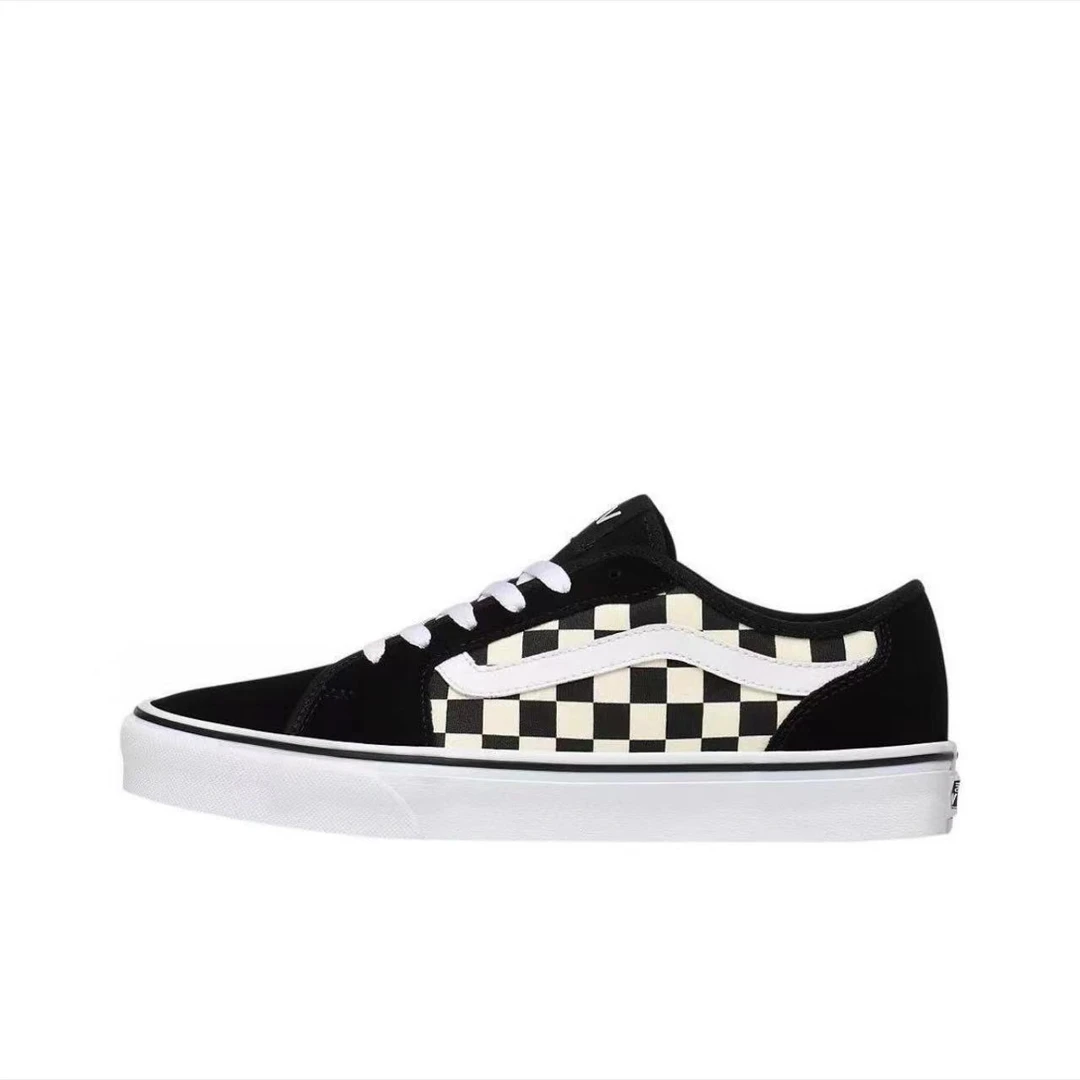 42码 VANS Filmore Decon 棋盘格 低帮 板鞋 防滑耐磨 Z5GX