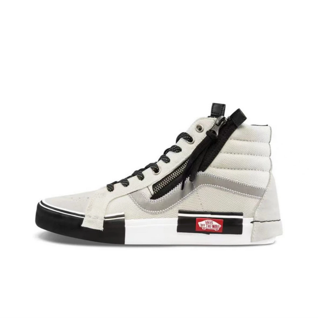 41码 Vans SK8 Reissue Cap 3M 反光 LOGO 高帮 板鞋 无盒   1TUU