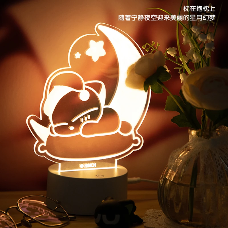 【新品现货】罗小黑比丢小夜灯桌面摆件夜灯正品周边七夕情人节礼物