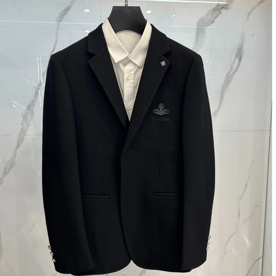 2024高端欧货轻奢休闲便西男士高品质时尚西装