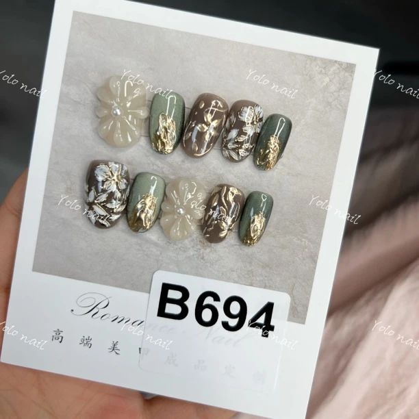 B694.纯手工穿戴甲