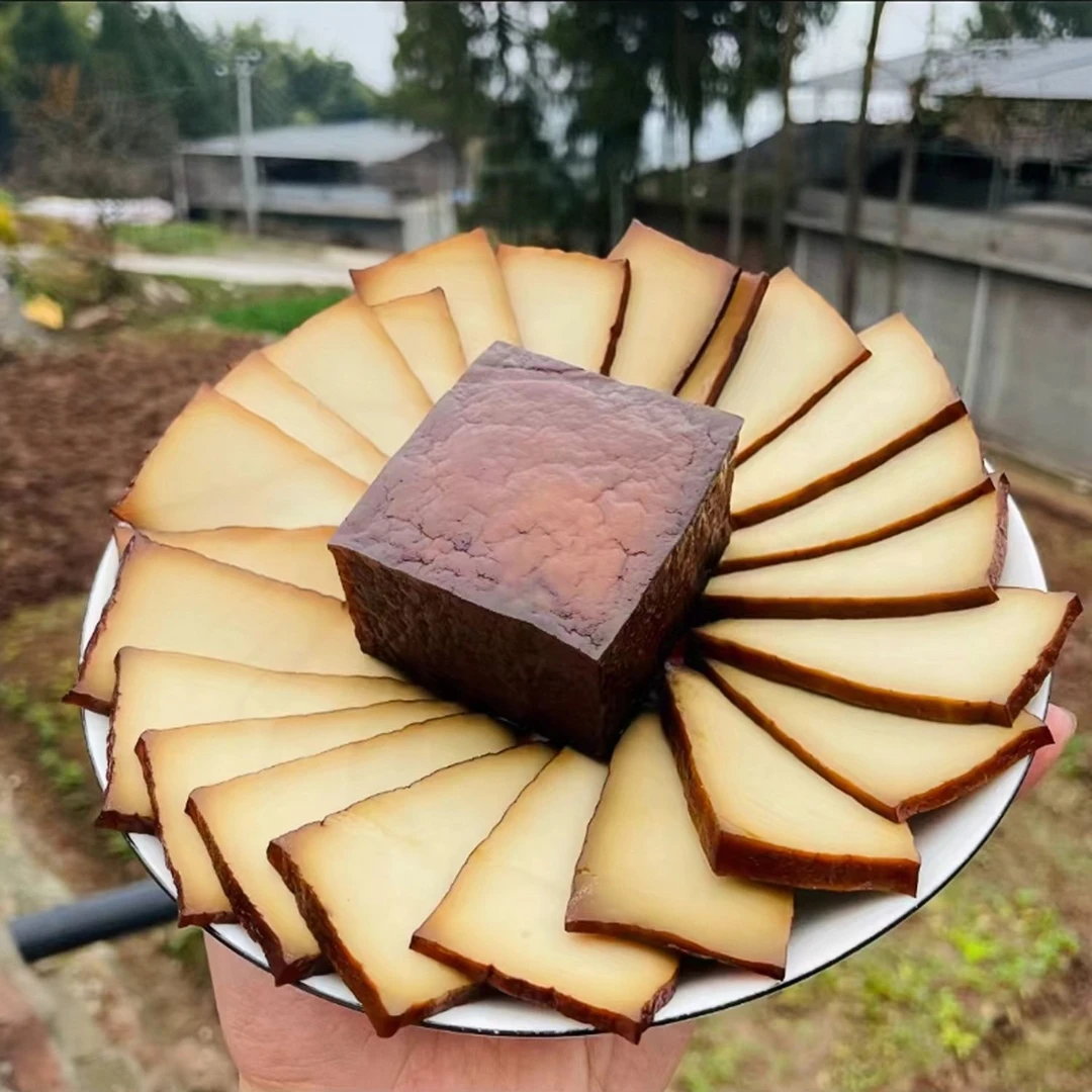 安康烟熏豆腐干镇坪特产炒菜凉拌豆腐干