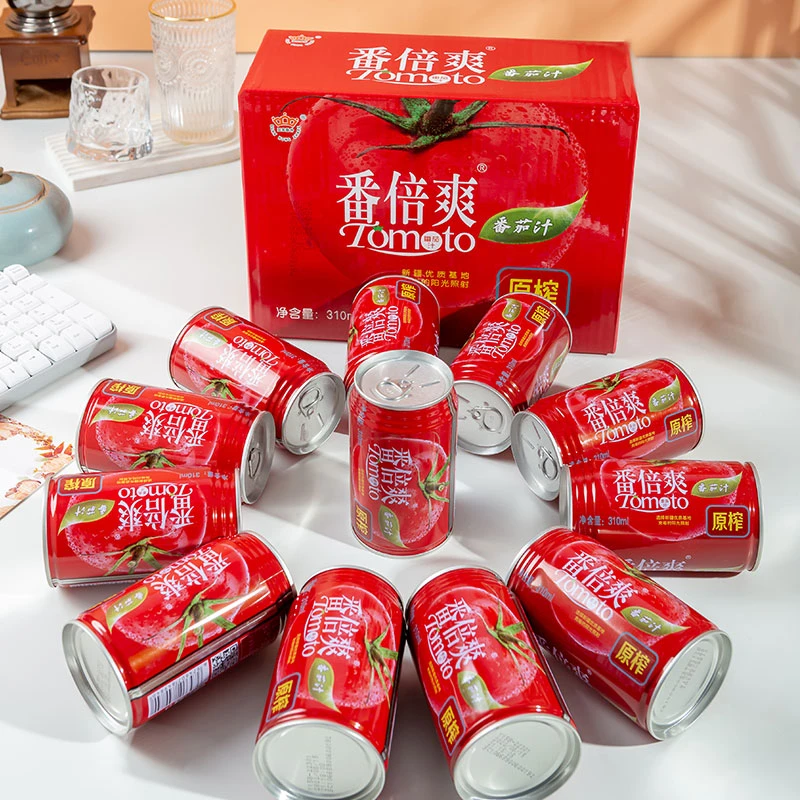 2025年新货 新疆冠农番茄汁西红柿原榨原汁鲜果饮料纯果蔬汁