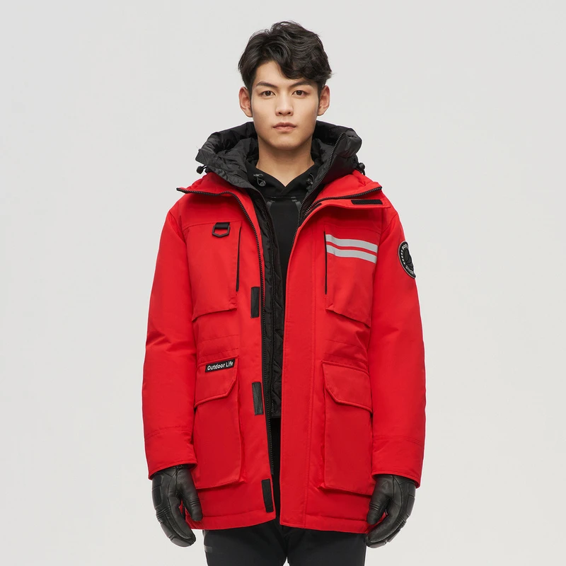 波司登新款极寒系列高端男士冬季休闲工装风加厚保暖羽绒服反季
