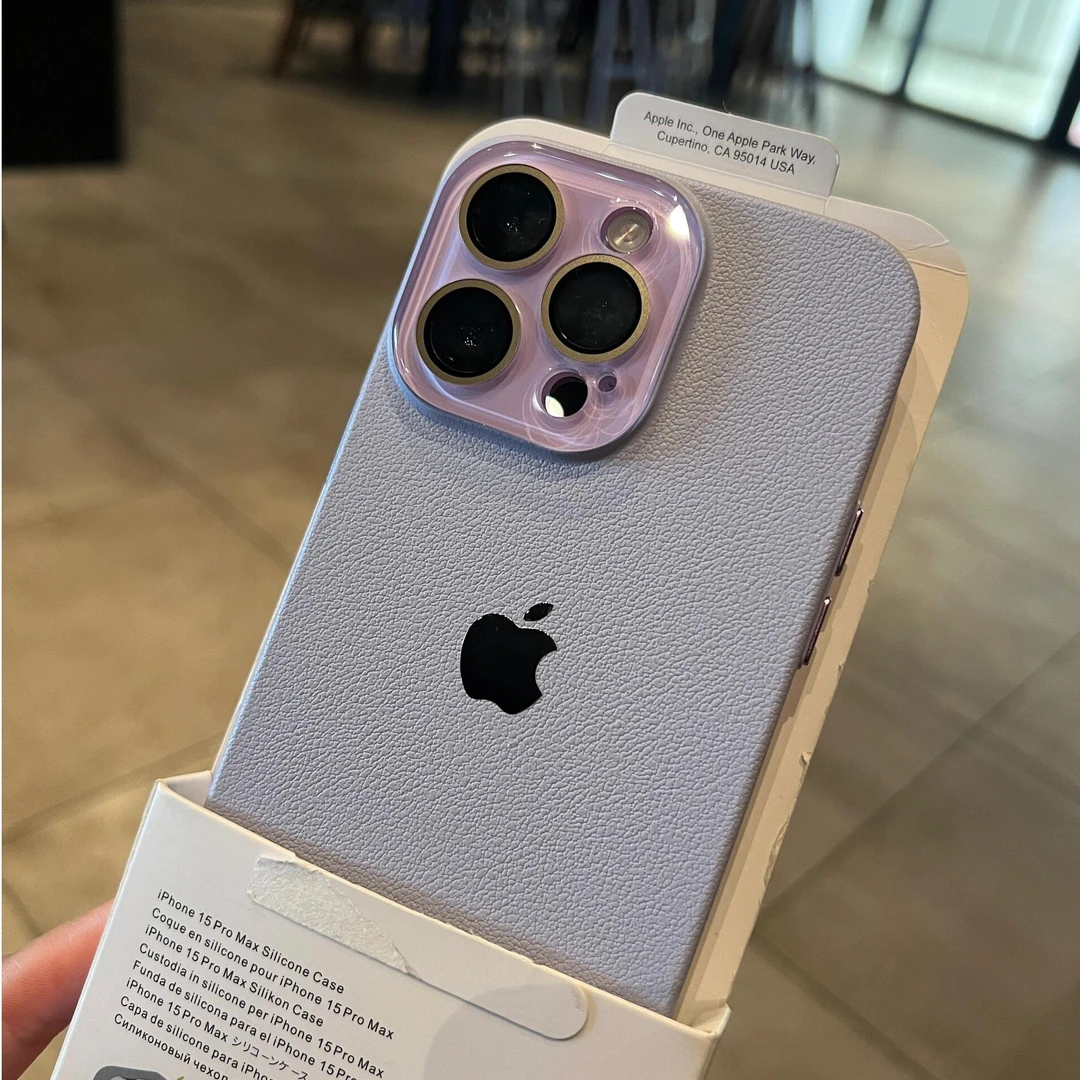 ins风超薄高颜值适用苹果17promax新款荔枝皮纹16/15/14/13手机壳