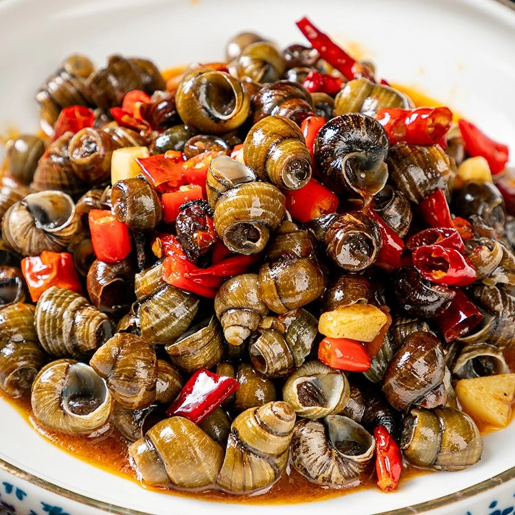 御嘴匠香辣炒嗦螺500g螺狮口味田螺加热即食酒店饭店半成品预制菜