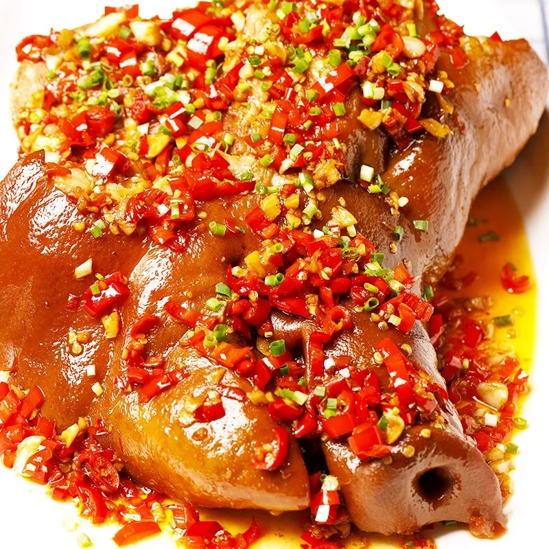 猪头肉半成品加热即食带骨鸿运当头生鲜半边扒猪脸饭店餐饮商用