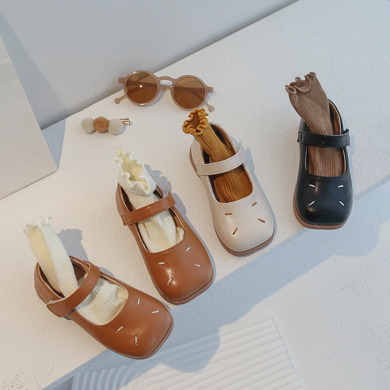 A001-A199孤品童鞋 小女孩春秋童鞋 男童单鞋百搭女童皮鞋韩版鞋