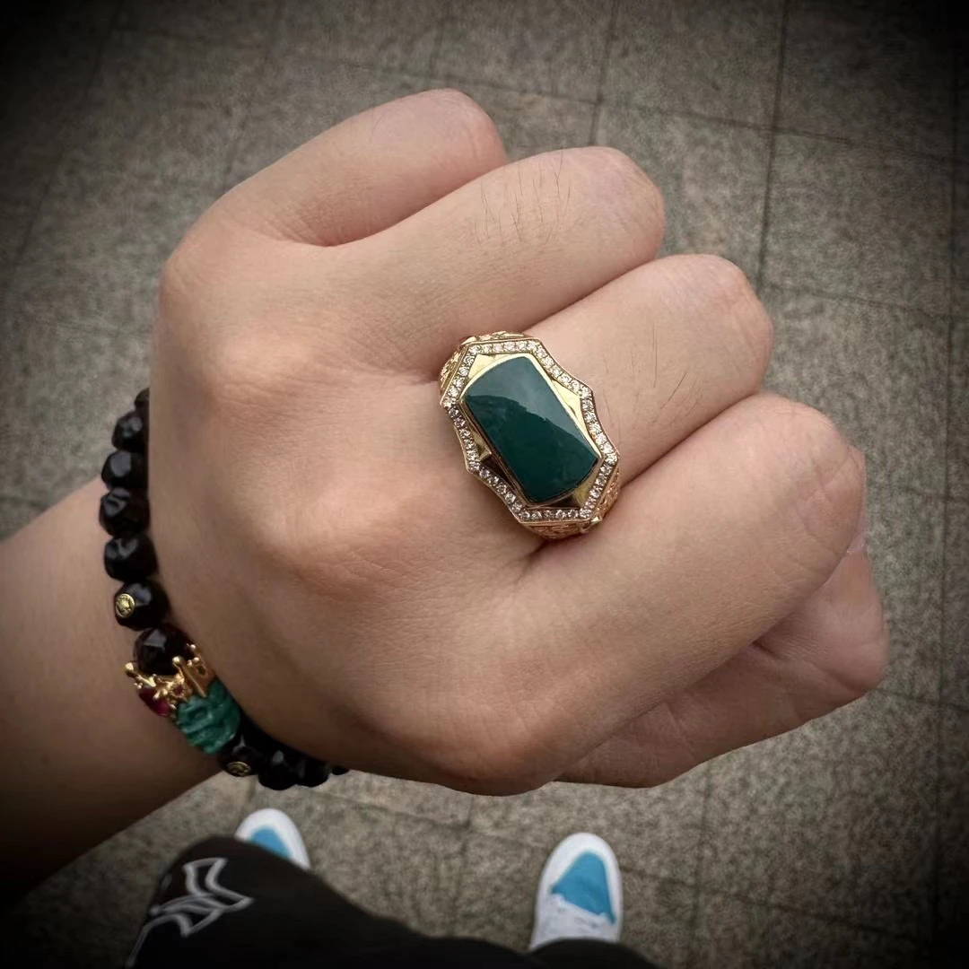 非金属陶瓷戒指 年度俱佳 原创六芒星戒指