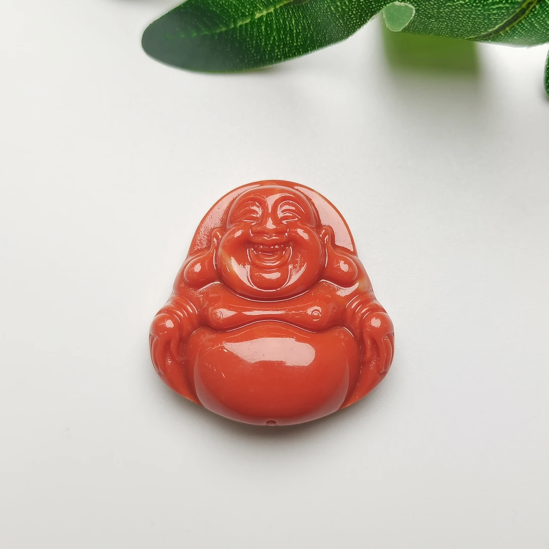 深海回流墨红小珊佛公吊坠赠绳子【多样性发其一】