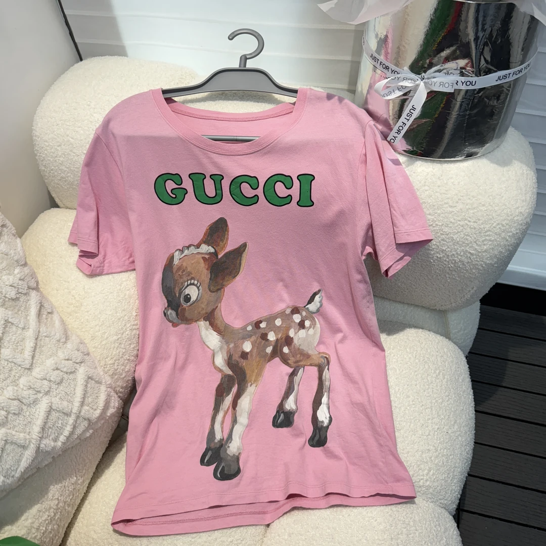 99新/GUCCI/古驰/gucci小鹿短袖/领标缺失