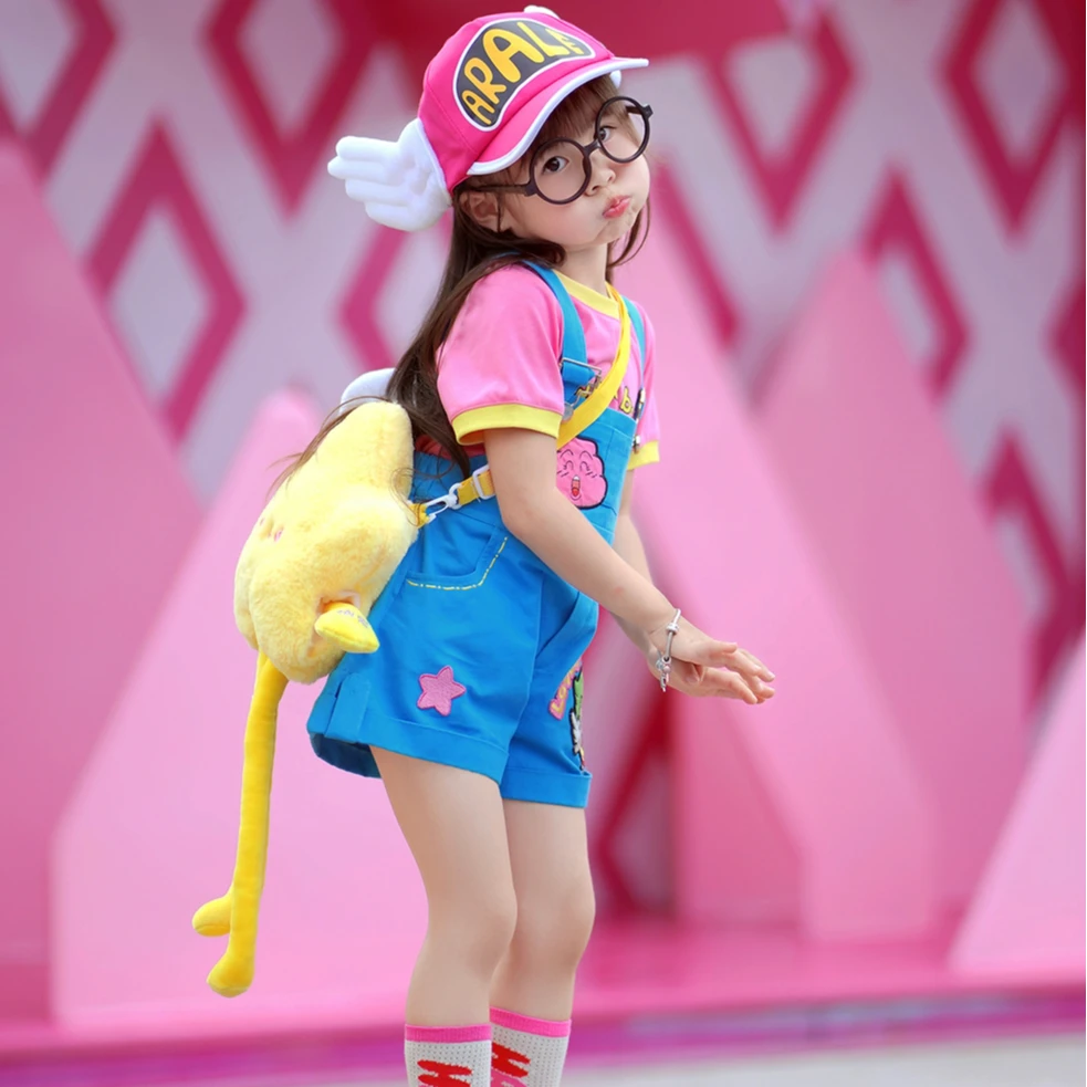 原创童装【阿拉蕾套装】夏季女童宝宝薄款卡通可爱日常穿搭亲子动漫