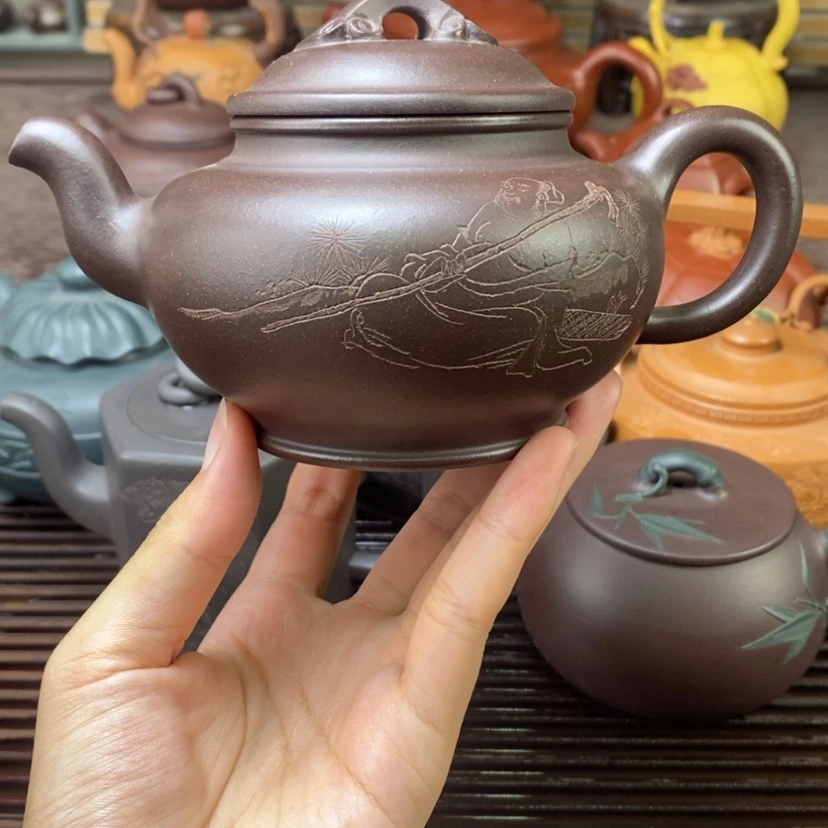 【闪购商品】紫砂茶壶白5原矿原矿