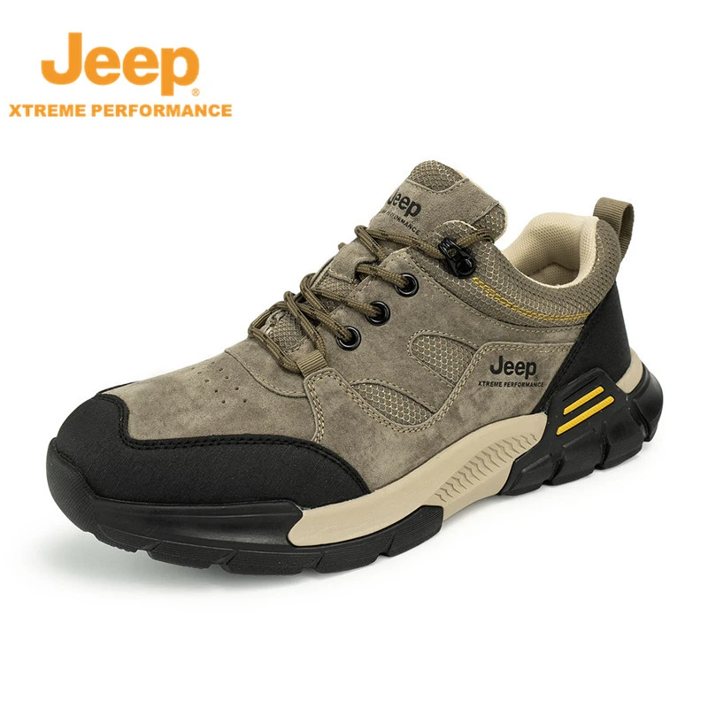 JEEP/吉普秋冬季新款轻便舒适户外徒步鞋专业防滑时尚登山休闲鞋