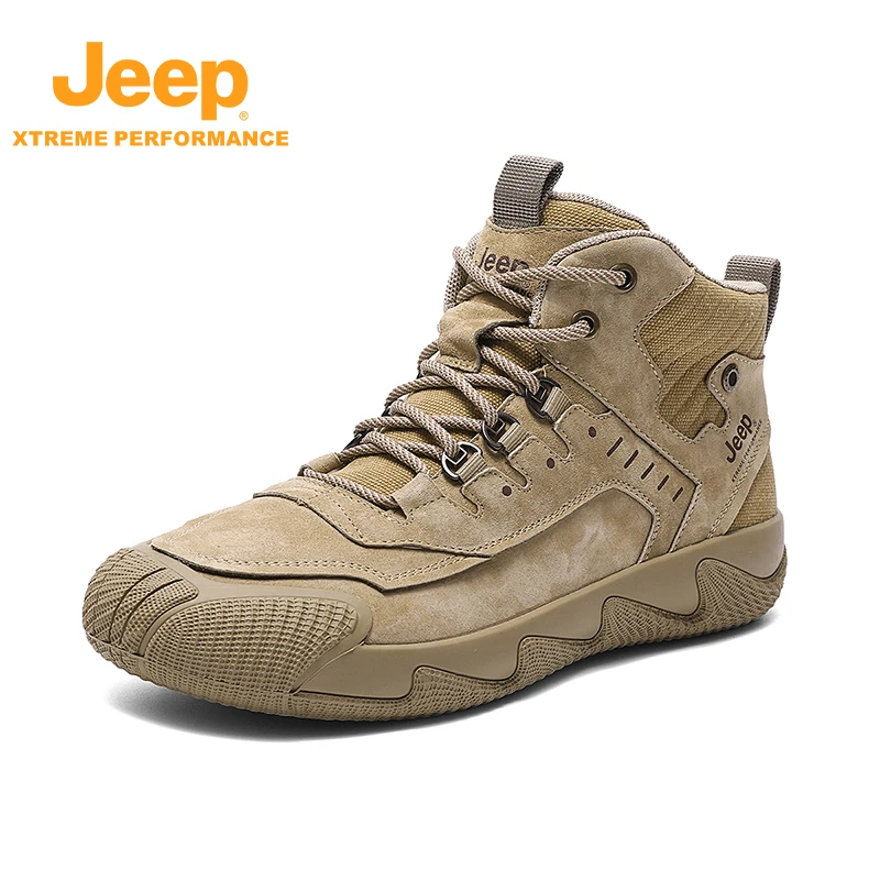 JEEP/吉普秋冬男士新款品牌户外徒步运动时尚潮流防滑耐磨登山鞋