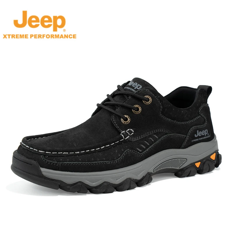 JEEP/吉普秋季品牌户外男士休闲登山运动轻便耐磨舒适防滑徒步鞋