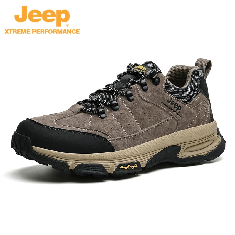 JEEP/吉普春夏季新款男鞋户外运动休闲鞋网面透气耐磨登山徒步鞋