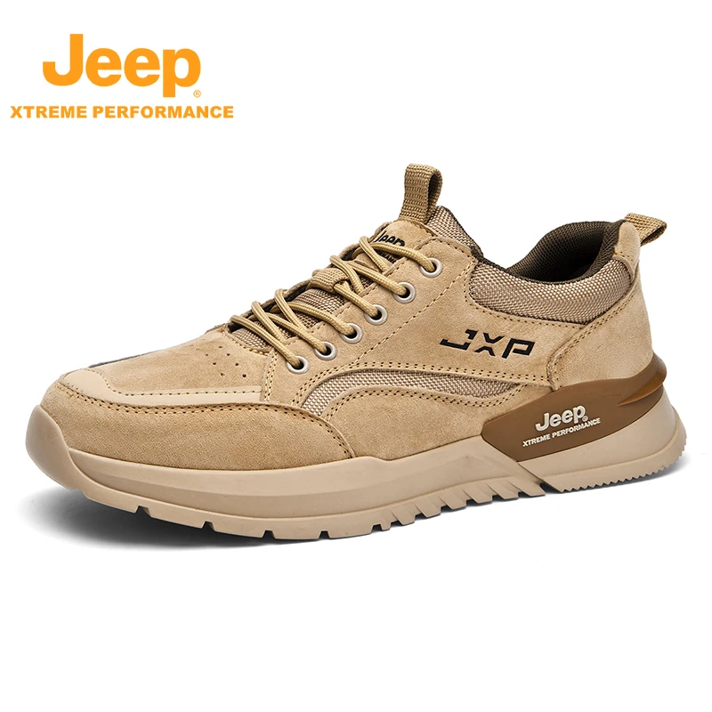 JEEP/吉普春季新款户外防滑耐磨徒步运动登山鞋休闲旅游鞋爸爸鞋