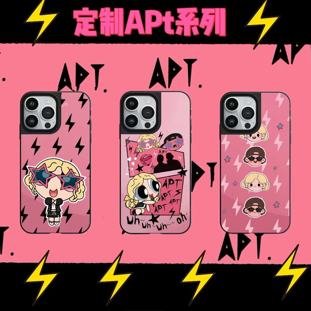 定制Apt系列CASETI适用于苹果16promax镜面15苹果14pro手机壳