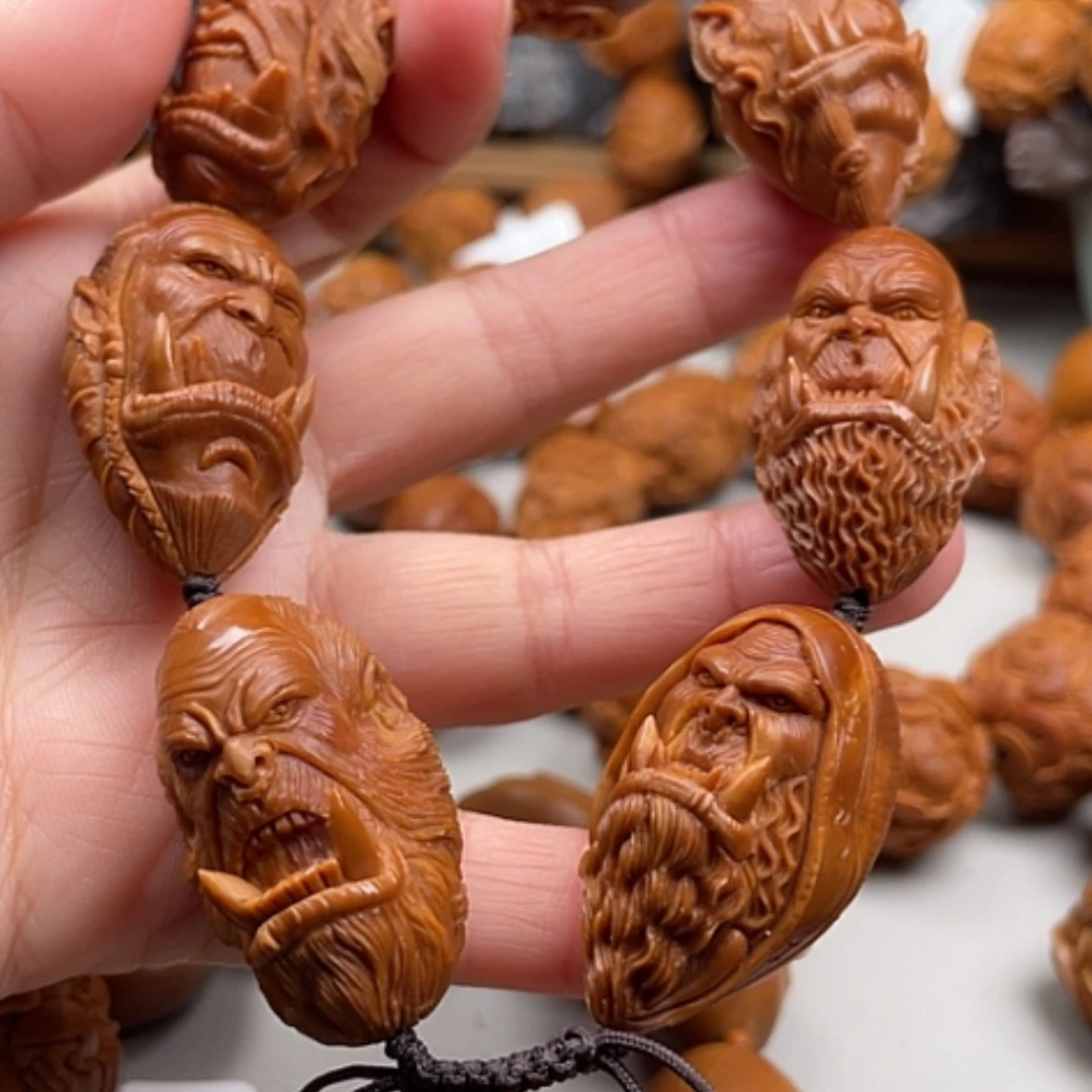 【闪购商品】橄榄核核雕蕭*白