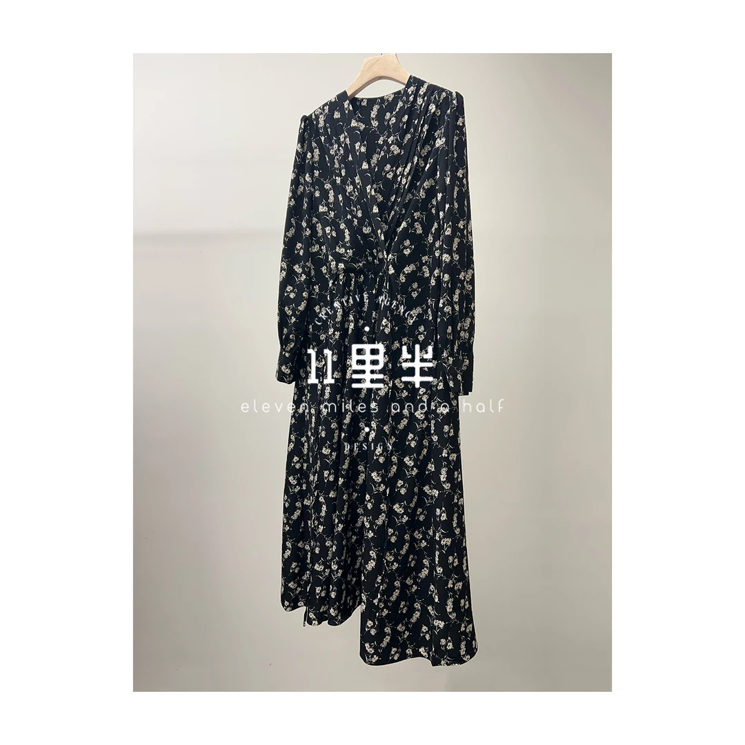 如懿&11里半【贵妃日记】碎花轻奢连衣裙 时尚舒适简约女装