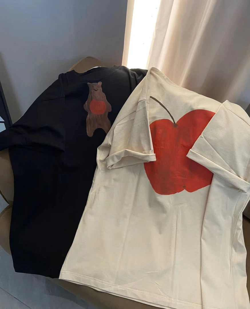 【不得不爱】2024夏季新款欧货圆领套头设计感百搭短袖T恤