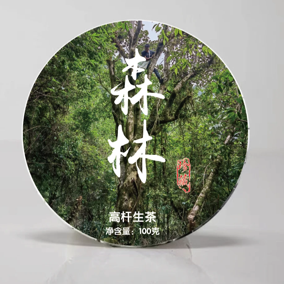 【邦改】2021年/秘境森林高杆生茶/普洱生茶/100g饼/花果香荒野韵